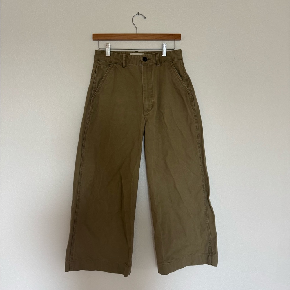 Buck Mason High Desert Canvas Wide Leg Pants
